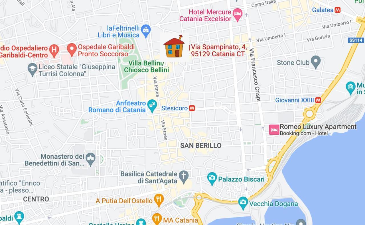 La Casa Del Barone Villa Catania Luaran gambar
